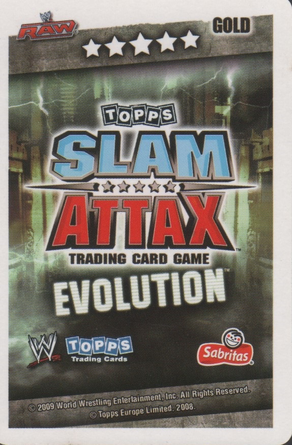 WWE Slam Attax Evolution Earthquake Legend Card