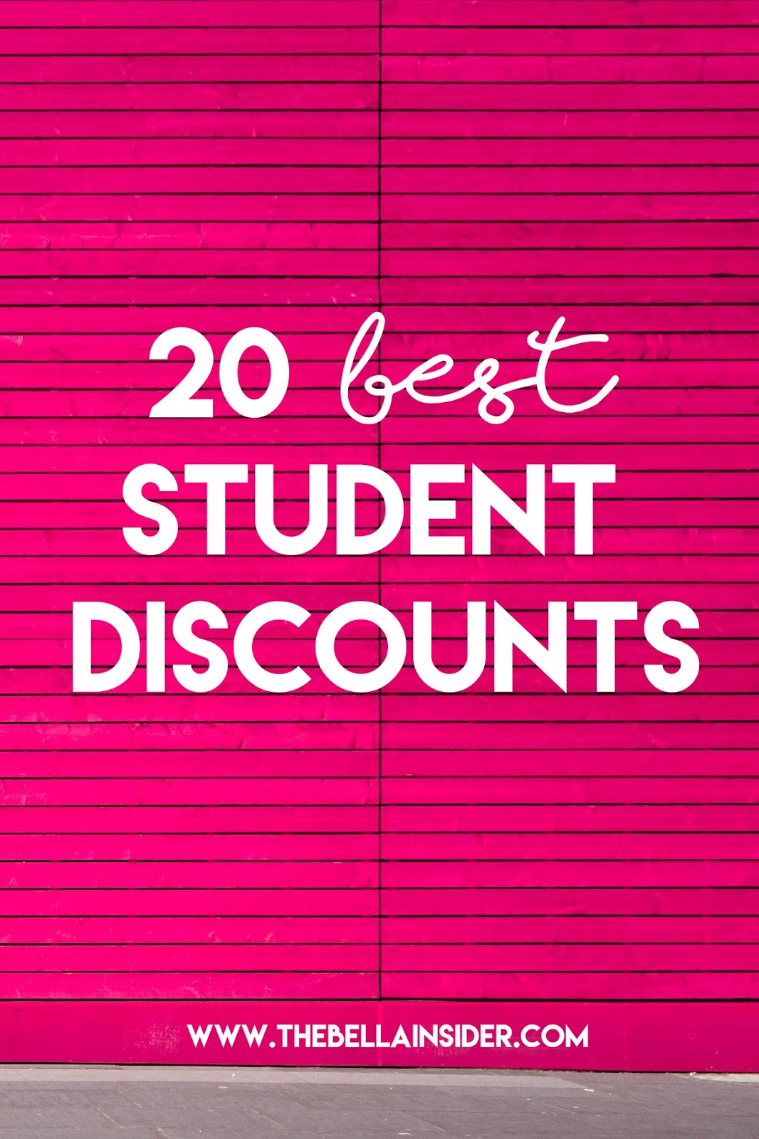Sarah's College Survival Guide 20 Best Student Discounts The Bella