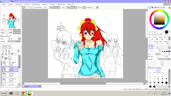 sai paint tool painttool crack maap nah gambaran beberapa hehe pts hadil saya itu