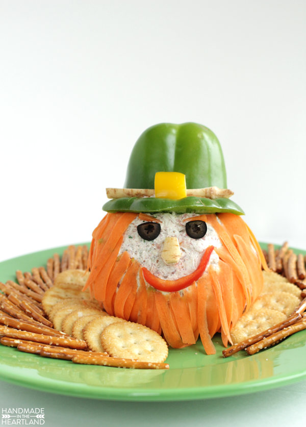 Corned Beef Leprechaun Cheeseball Handmade in the Heartland