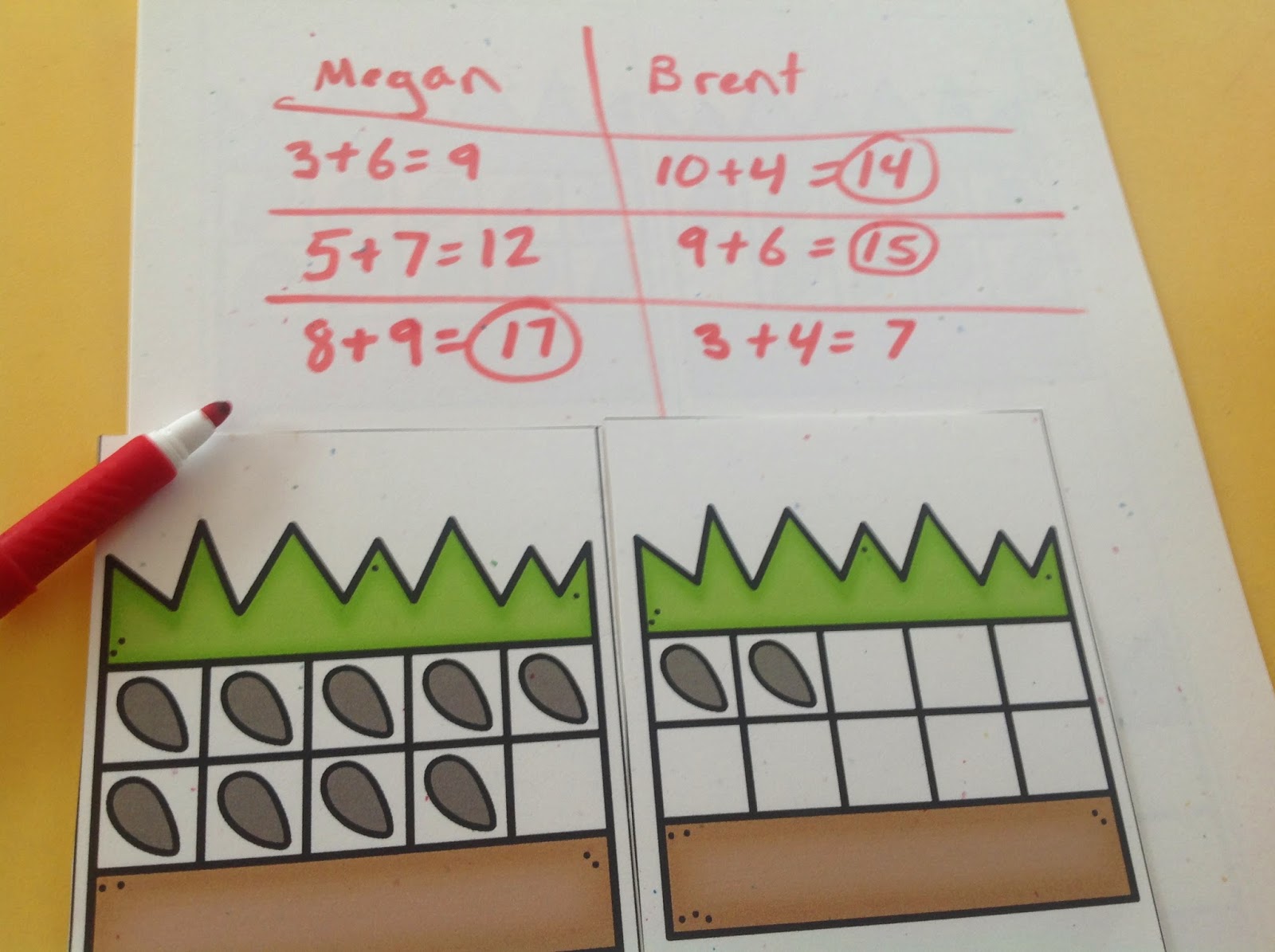 The Elementary Math Maniac: More Ways to Use 10 Frames