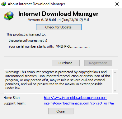 Internet Download Manager IDM 6.28 Build 17 + Crack โปรแกรมช่วยดาวน์โหลดยอดนิยม