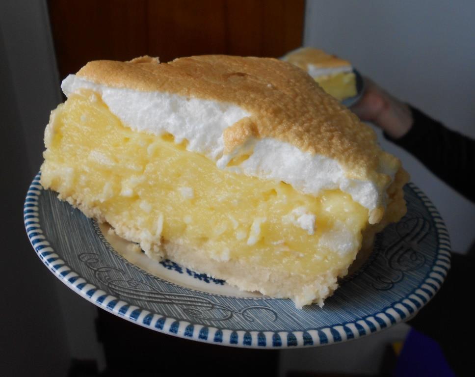 LemonMarshmallow Cream Pie in Oil Pie Crust Beauty Cooks Kisses