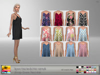 Spectacledchic-sims4 Strap Dress Recolor