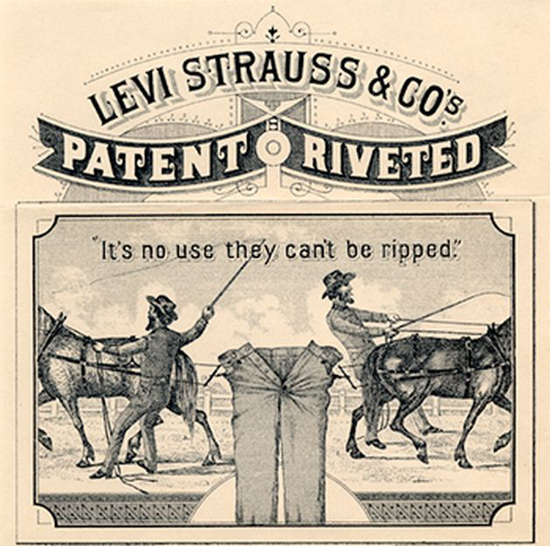 levis patented may 20 1873