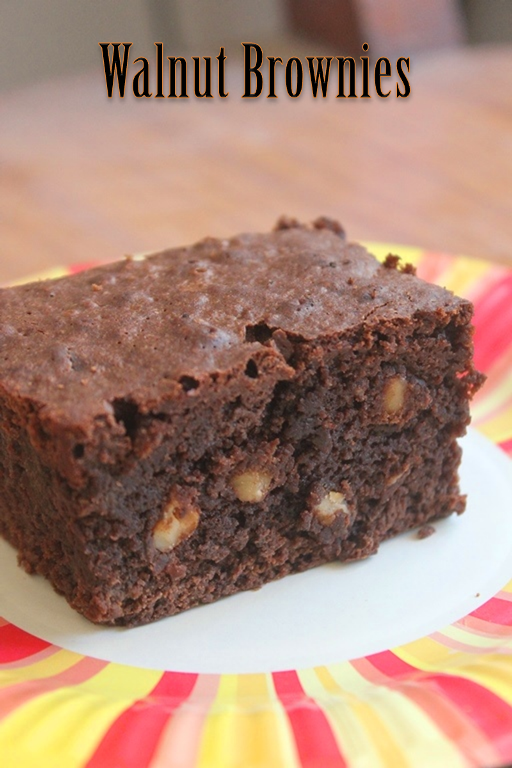 Fudgy Walnut Brownie Recipe Chocolate Walnut Brownies Recipe Yummy