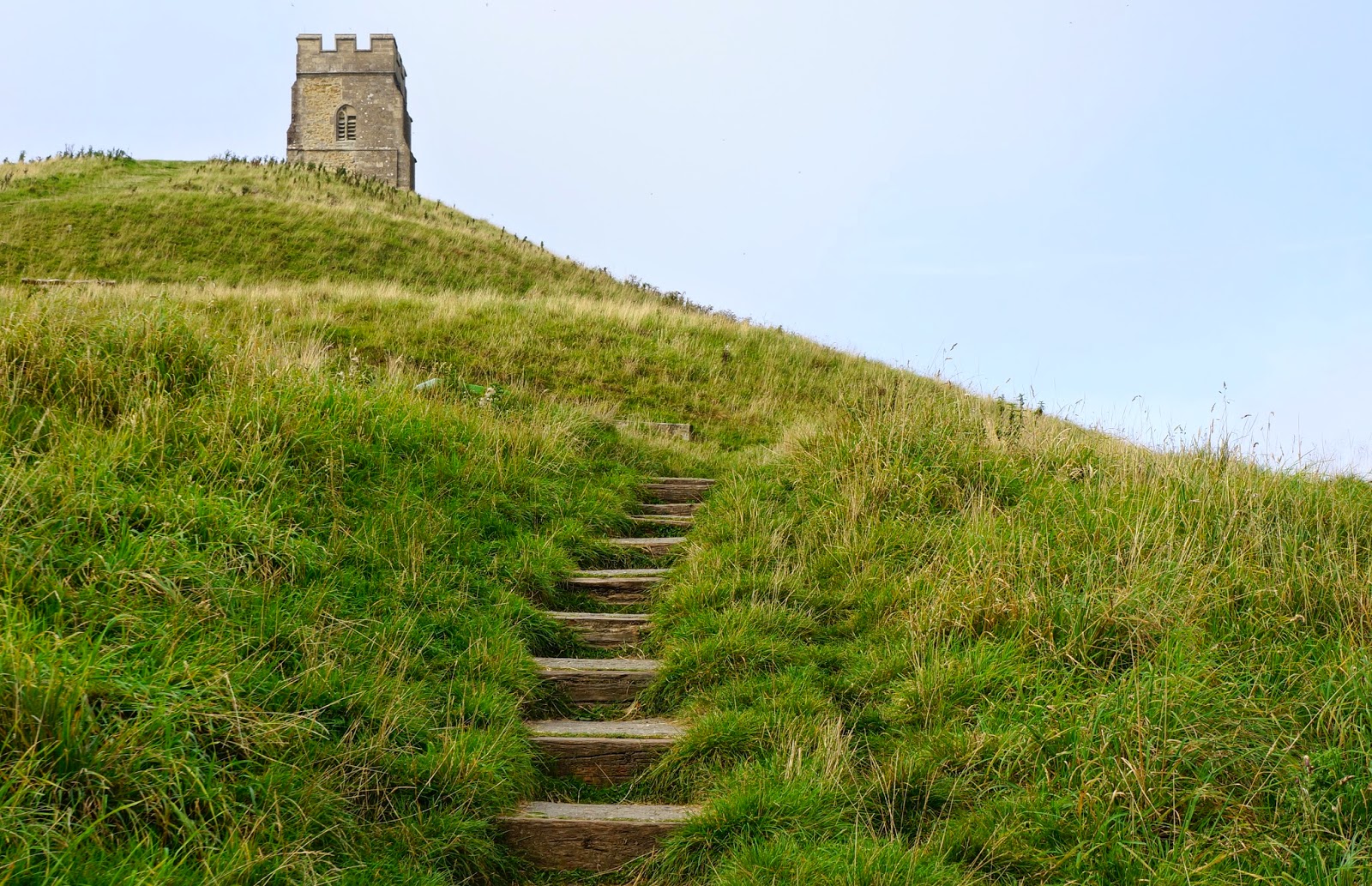 The Solitary Walker Glastonbury Tor And The Isle Of Avalon
