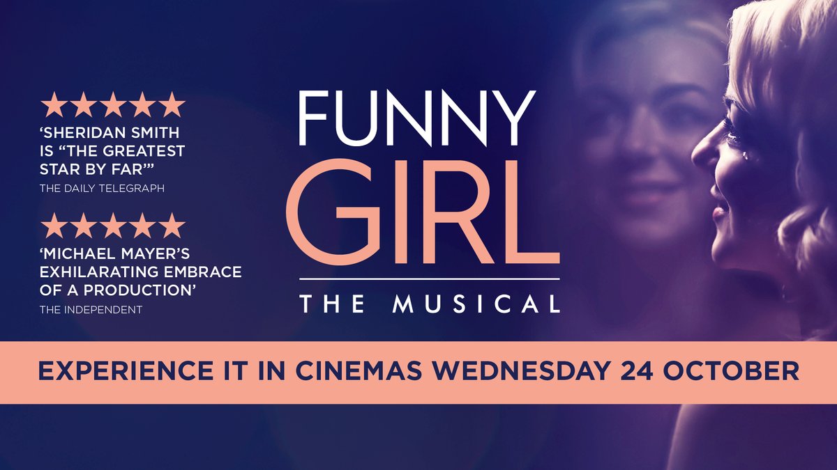 Musical Theatre News Tickets on sale today for cinema screening of Sheridan Smith's Funny Girl