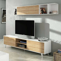 Muebles de madera para la televisión