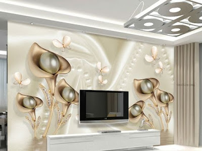 amazing 3D wallpaper for living room walls 2019