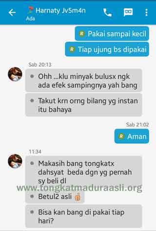 Testimoni khasiat tongkat madura 5 Testimoni khasiat tongkat madura 5