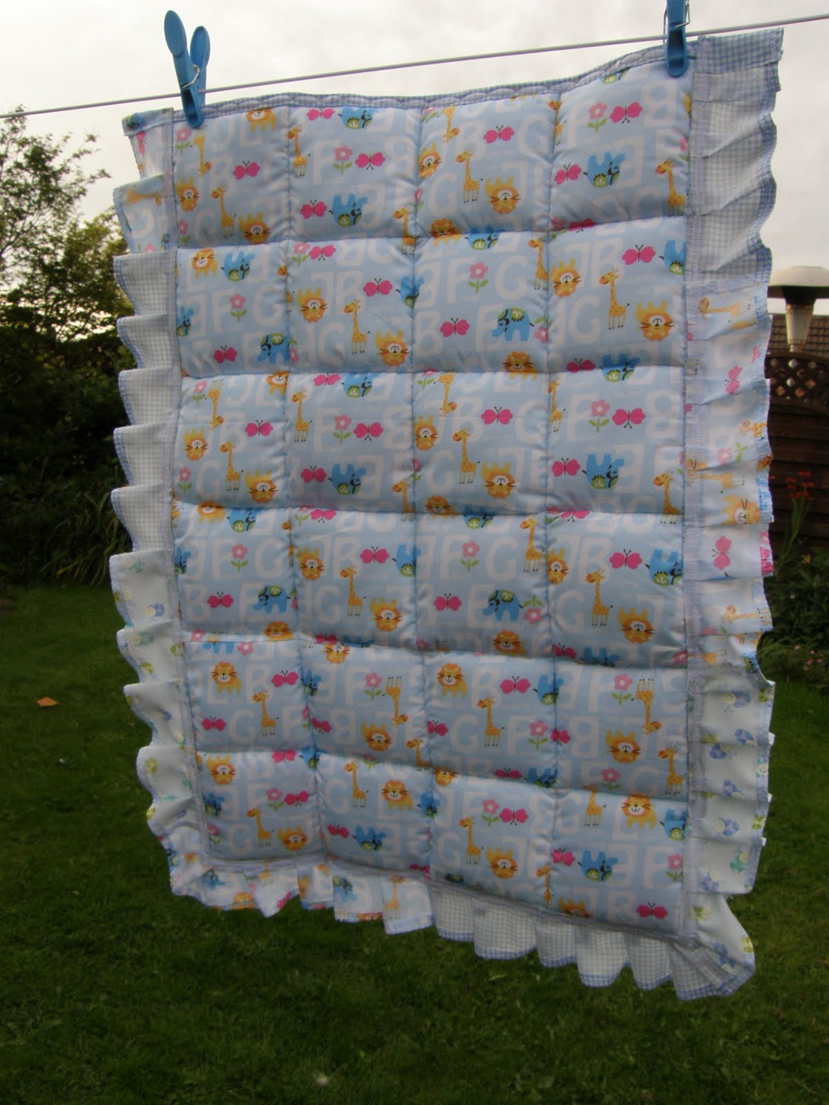 Crafty Flossie Baby Pram Quilt