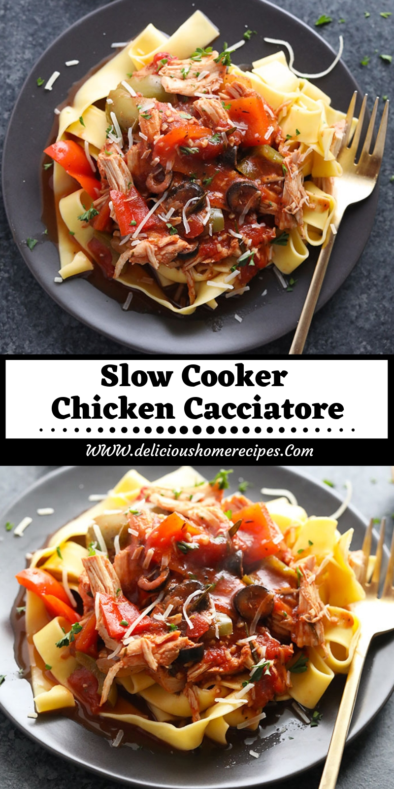 Slow Cooker Chicken Cacciatore Slow Cooker Chicken Cacciatore