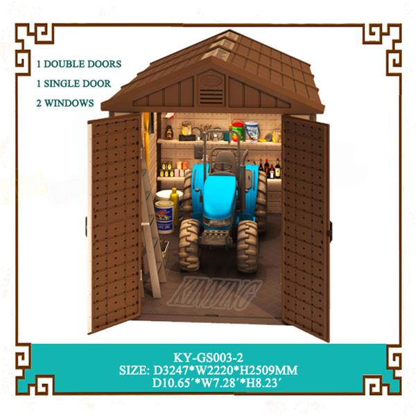 Kinying outdoor storage sheds,plastic storage shed,plastic large sheds