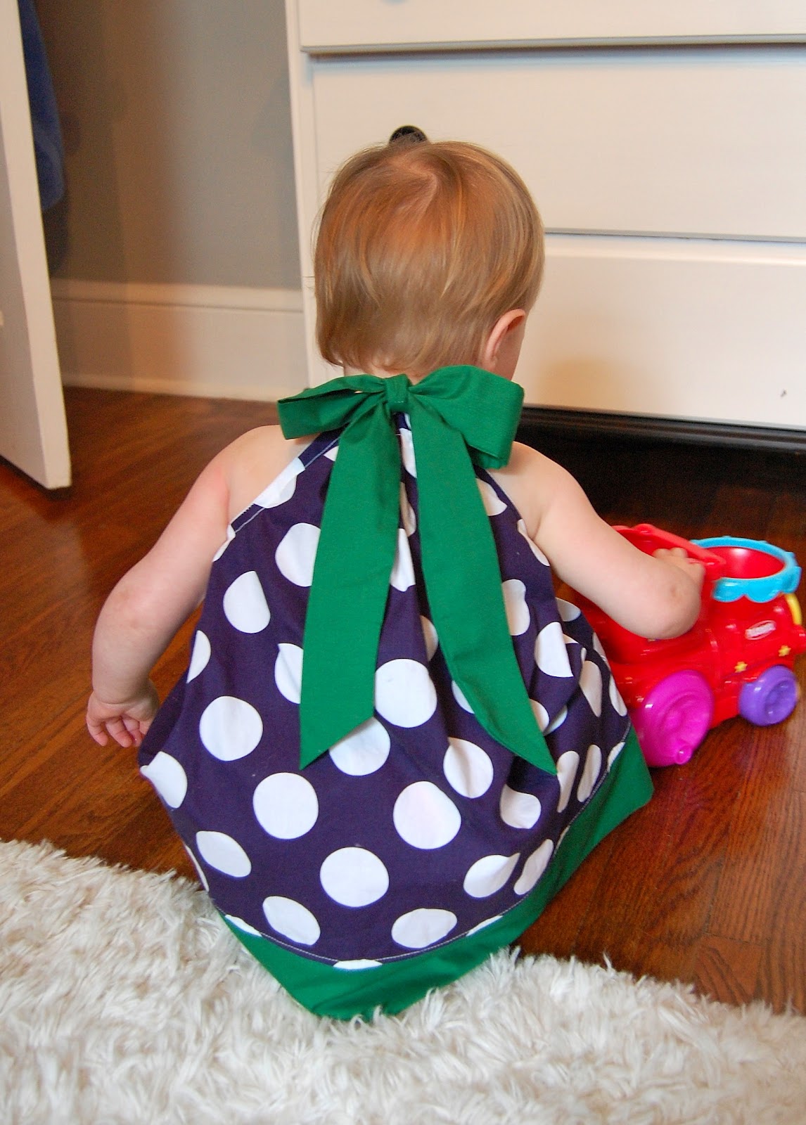 Domestic by Design Tie Back Pillowcase Dress