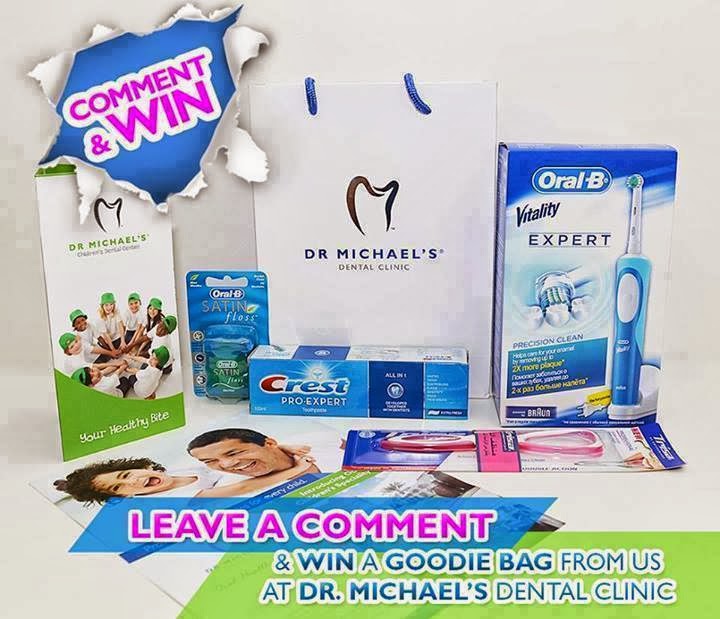 Dental Blog & Beyond Win a Goodie bag from Dr. Michael's Dental Clinic