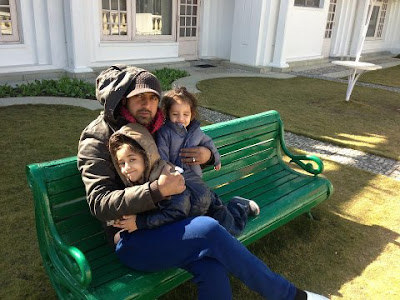 Gippy Grewal With His Sons - Exclusive Photo 2013
