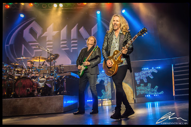 James "J.Y." Young & Tommy Shaw of Styx (Photo: Ken McCain)