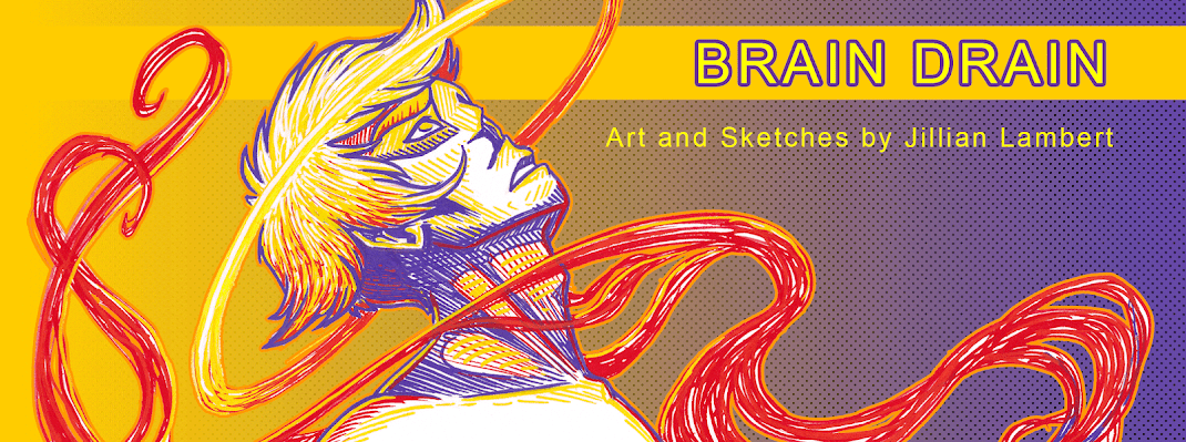 Brain Drain: Art and Sketches by Jillian Lambert