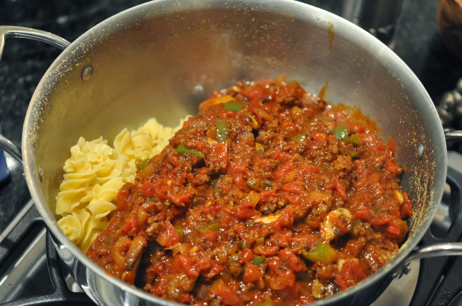 Life Of A Wise Wife Spicy Sausage Tomato Pasta