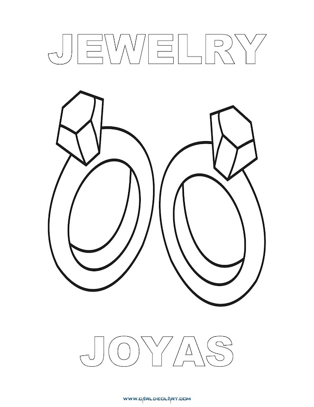 Dibujos Inglés - Español con J: Joyas - Jewelry