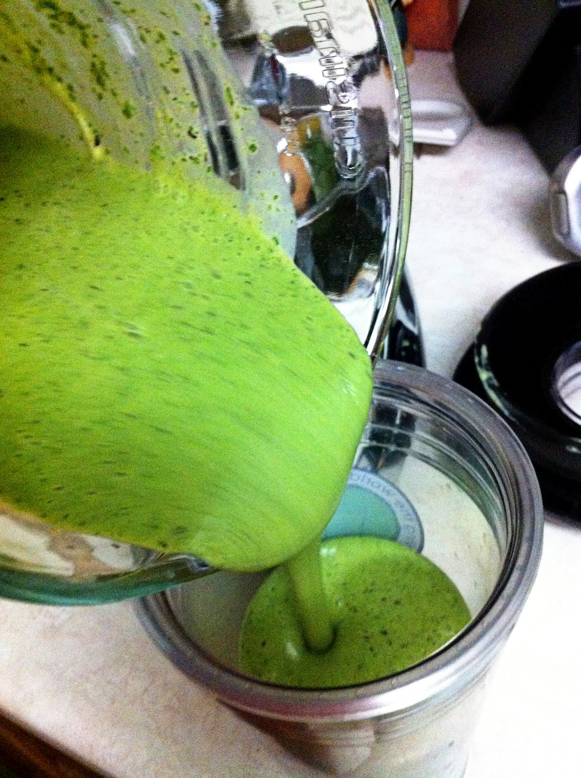 *One Domestic Darling...: Green Monster Spinach Smoothie