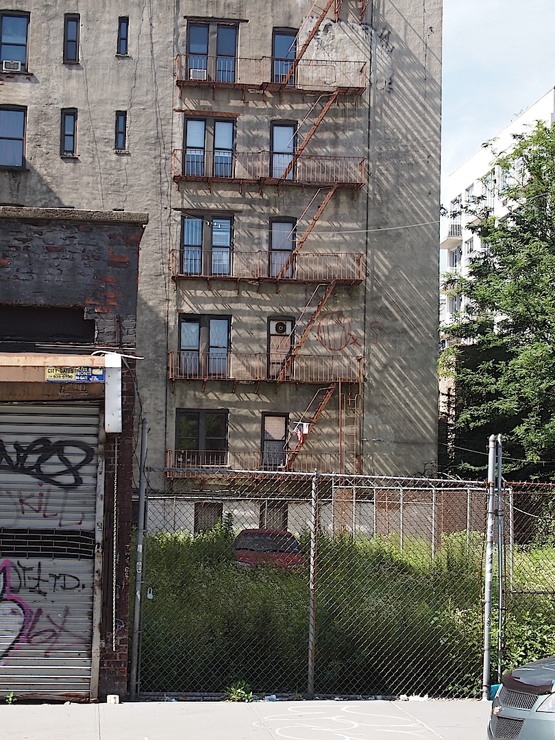 EV Grieve An abandoned car in an empty lot that will soon yield a 13