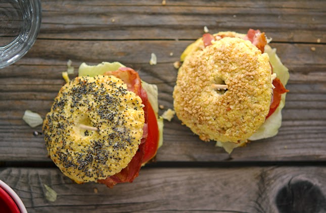 The Iron You Cauliflower Bagel Blts