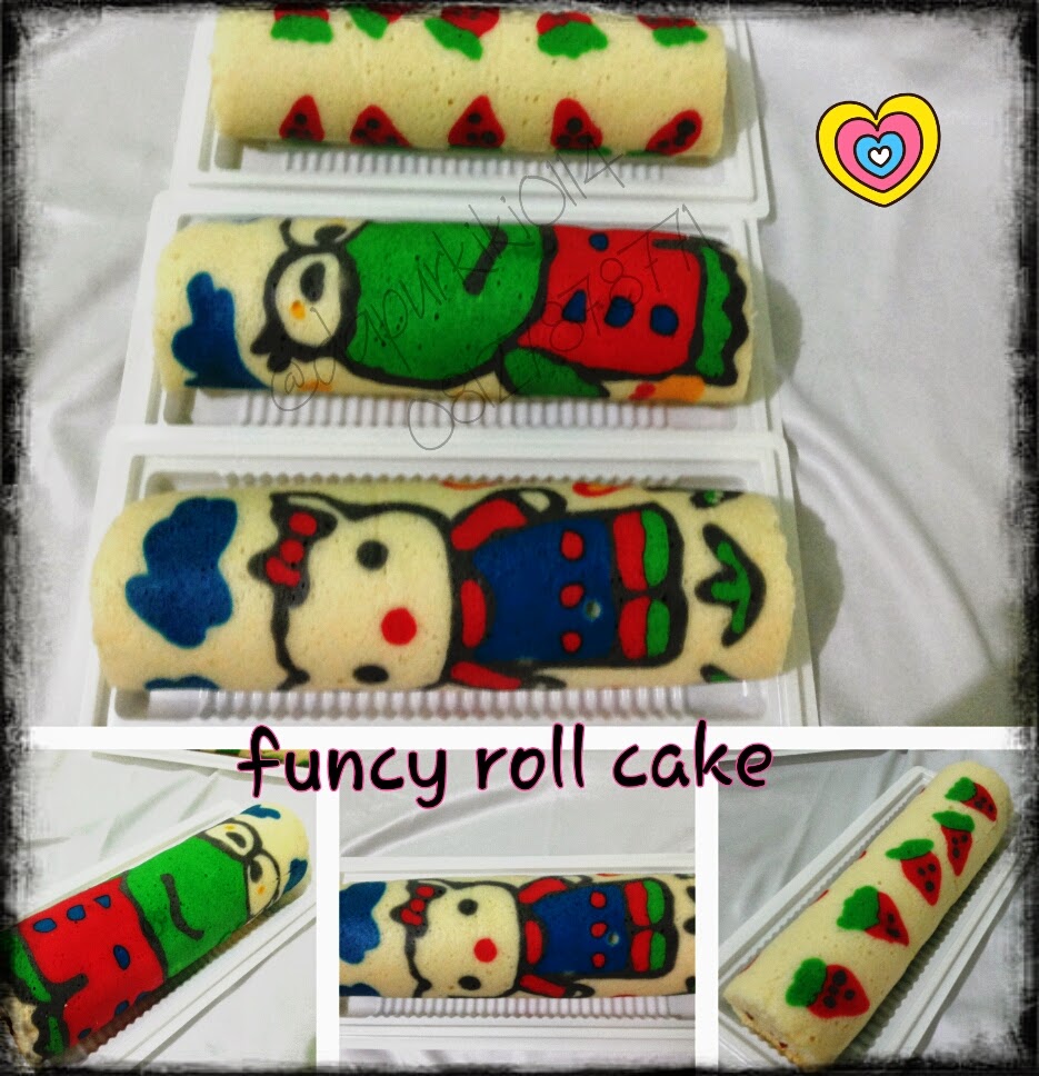 Dapur Kiki: Fancy Roll Cake / Japanese Roll Cake tema 