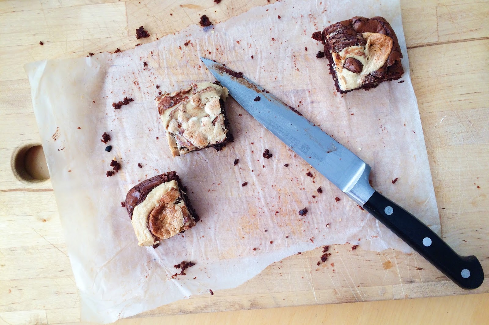 Alice Bakes a Cake Tahini and halva brownies