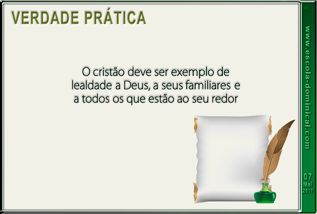 Blog Adalia Helena Liçao 6 Adultos Um Exemplo De Lealdade