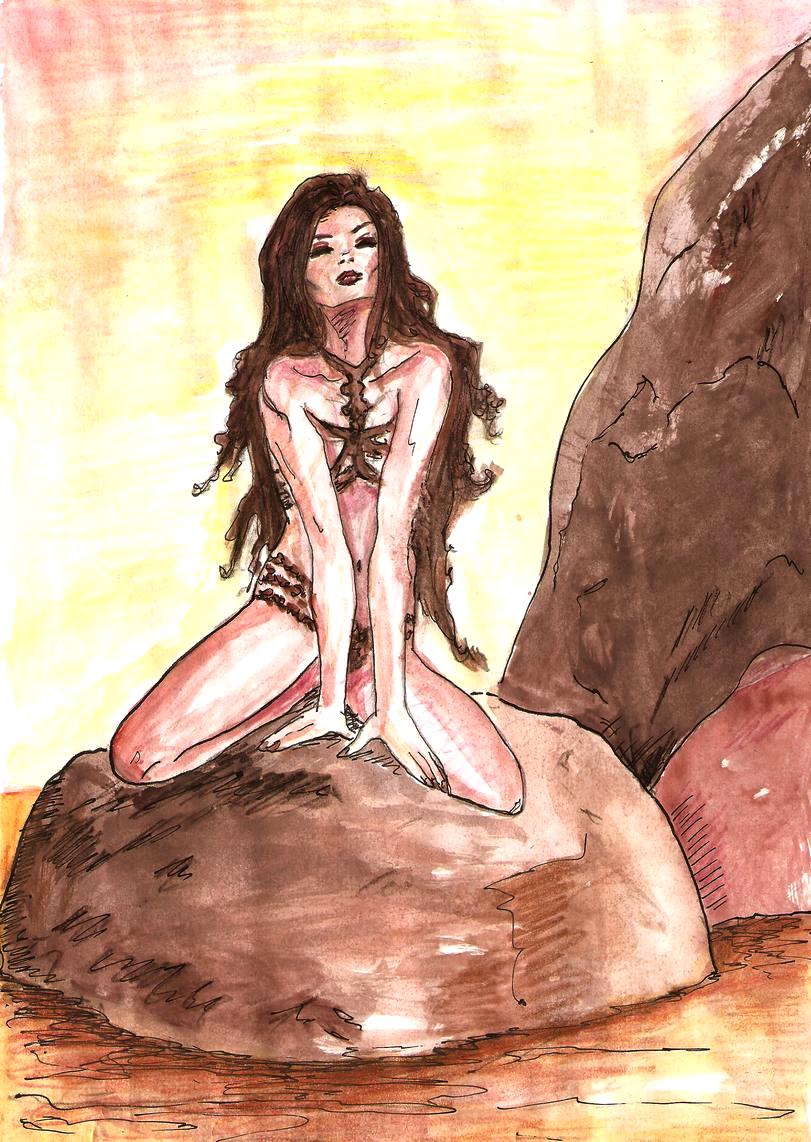 L ultima copia l ho colorata in modo molto semplice al puter col programma filtre con gli strumenti di selezione e riempimento con l aerografo e lo