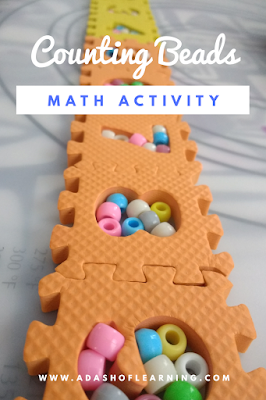 Counting Beads: Fun Easy Math Activity for Preschool
