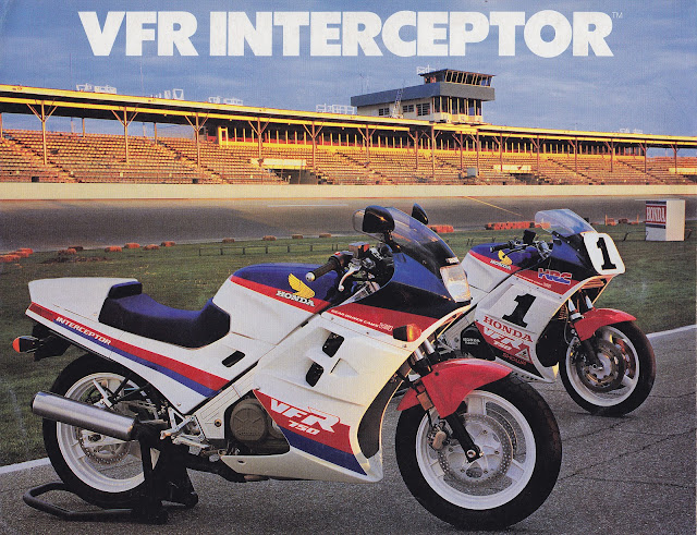 Racing Cafè: Vintage Brochures: Honda VFR 750 Interceptor ... vfr750f wiring diagram 