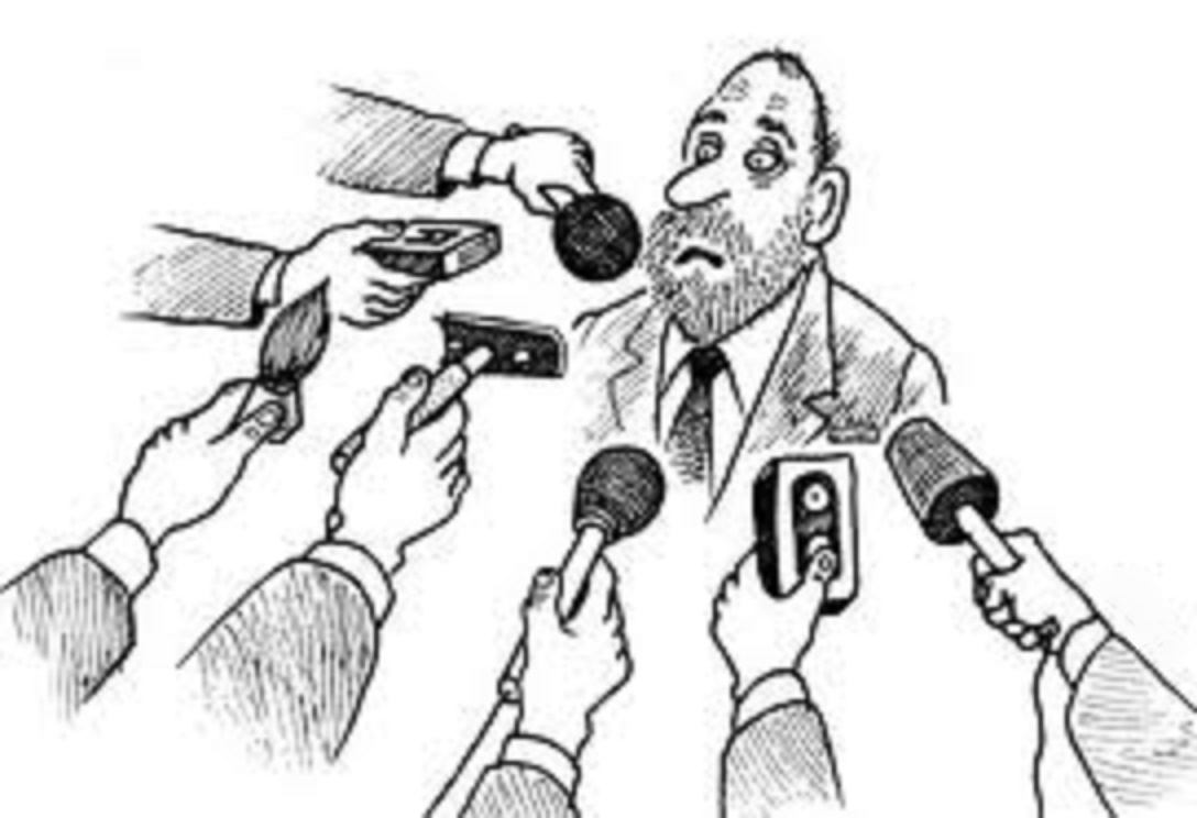 Журналист рисунок карандашом