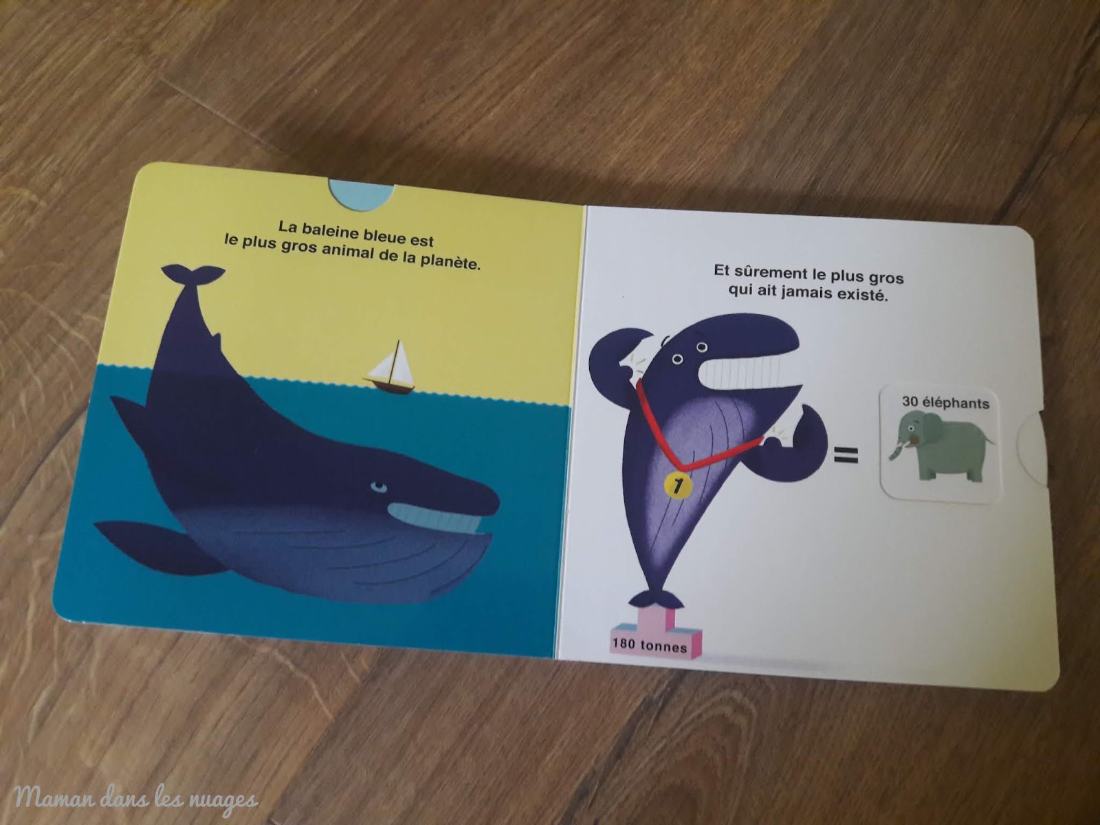 Maman dans les nuages La baleine bleue