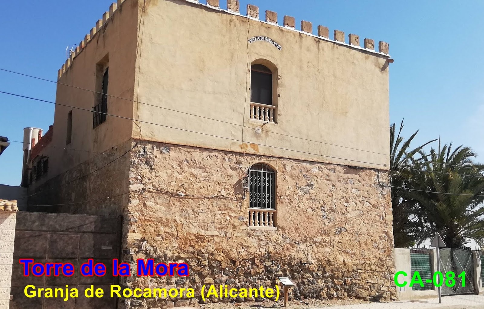 Guía de los Castillos, Torres y Fortificaciones de Alicante Torre de la Mora (Granja de Guía de los Castillos, Torres y Fortificaciones de Alicante Torre de la Mora (Granja de