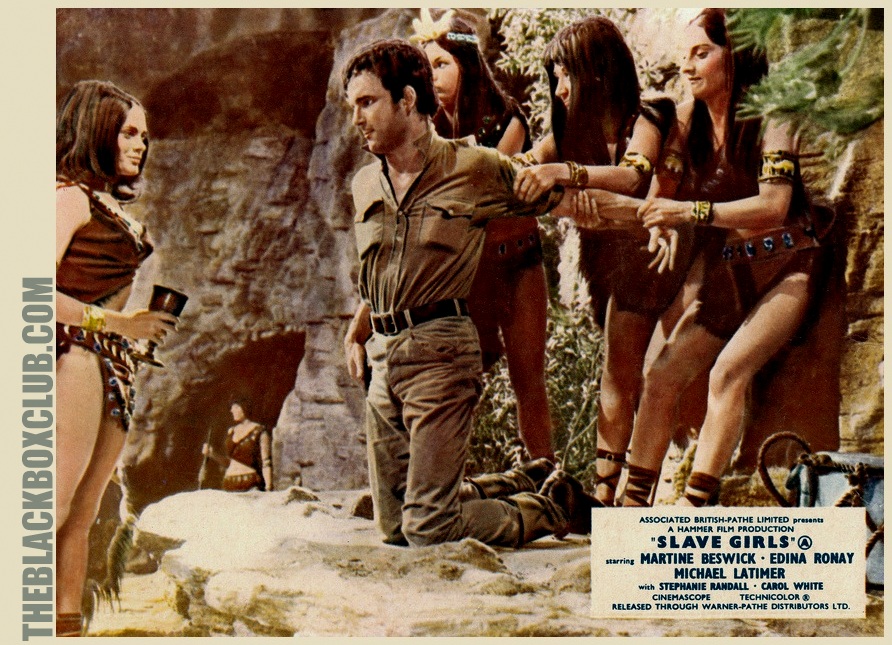 The Black Box Club Martine Beswick Slave Girls Prehistoric Women Hammer Films 1967 Review