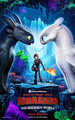 How to Train Your Dragon: The Hidden World 2019 Dreamworks movie poster
