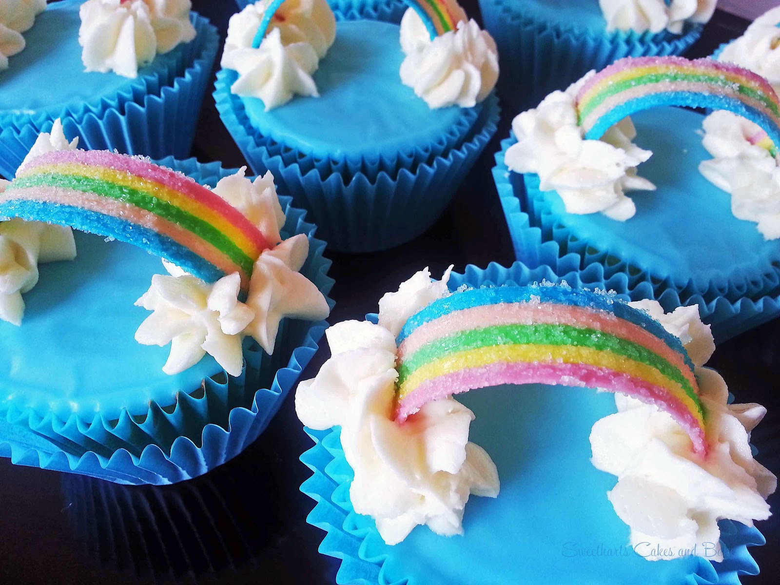 Rainbow Cupcakes Rezept - Rainbow Cupcakes von kiwikiss | Chefkoch.de ...