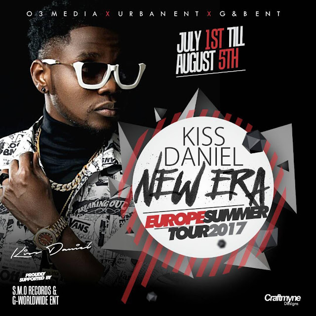 BOKISSONTHRONE NEWS Kiss Daniel New Era on Summer Tour of Europe 2017