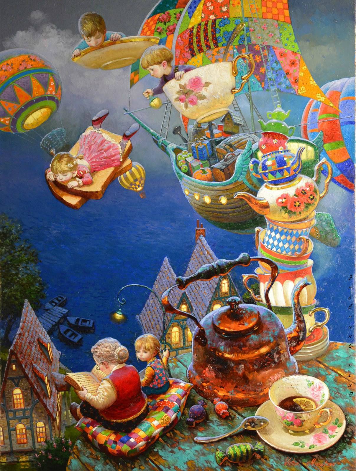 Victor Nizovtsev e suas pinturas encantadoras