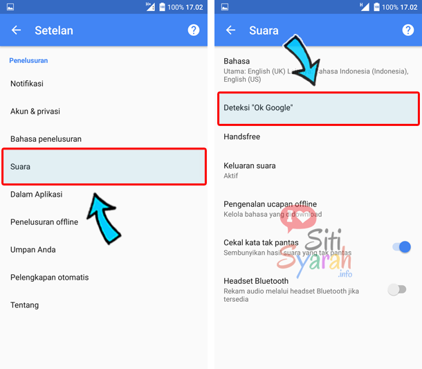 oke google kirim whatsapp