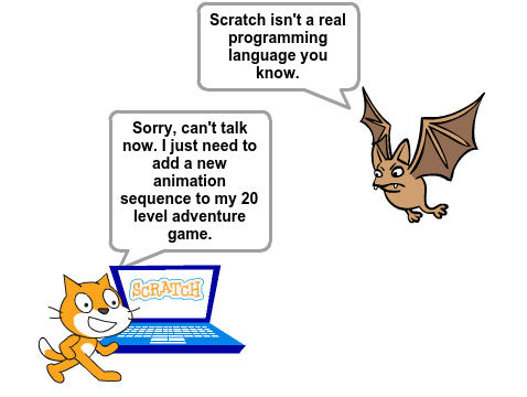 Scratch isn't Proper Computer Programming is it? | Tech Age Kids |  Technology for Children