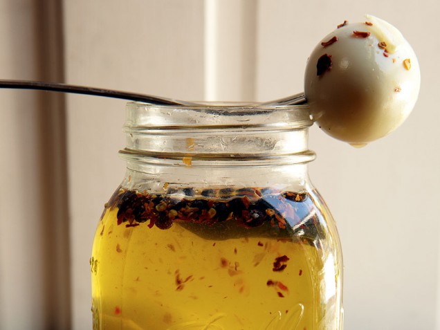 These picked eggs are bursting with spices and flavors.
