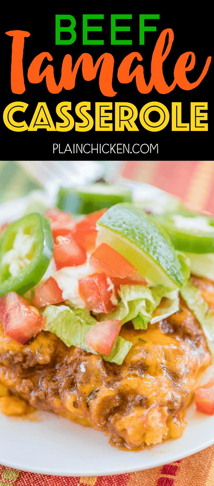 Beef Tamale Casserole Plain Chicken®