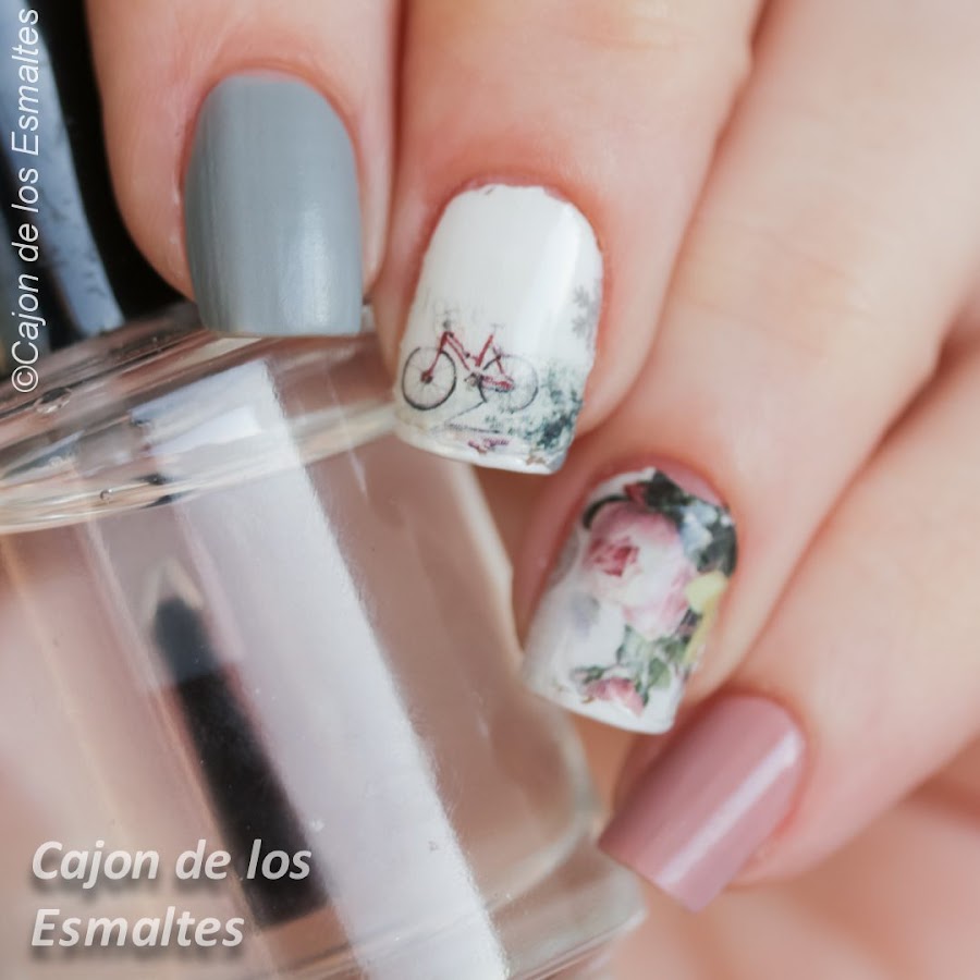 Pegatinas para uñas - Uñas primaverales