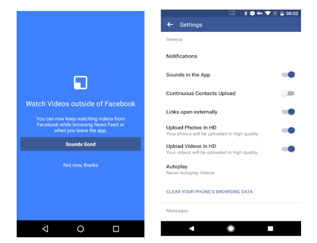  Facebook App Allows Users To Upload HD Videos on Android Devices