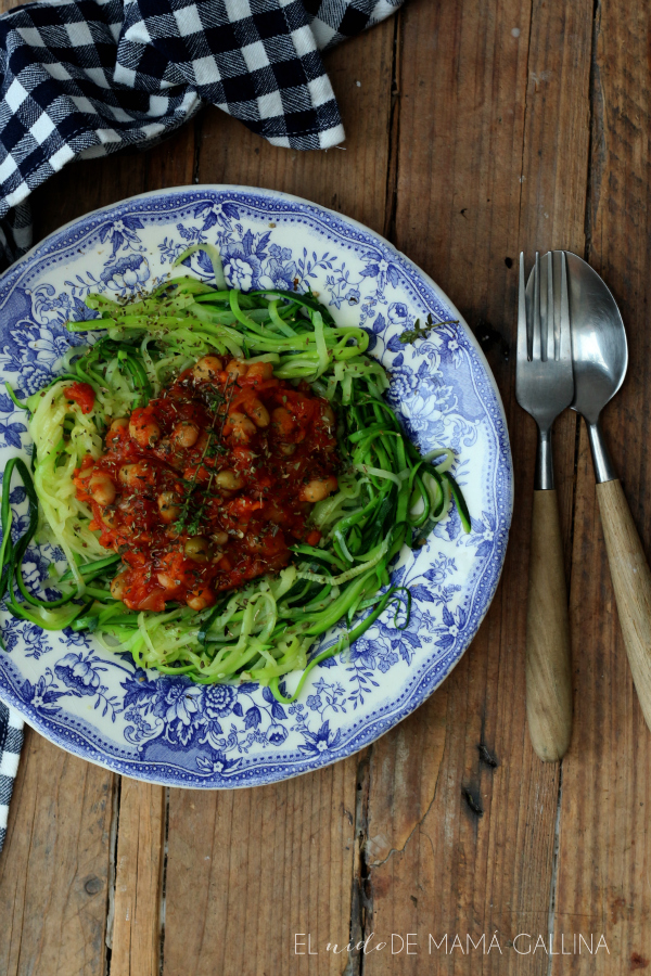 spaguetti de calabacín