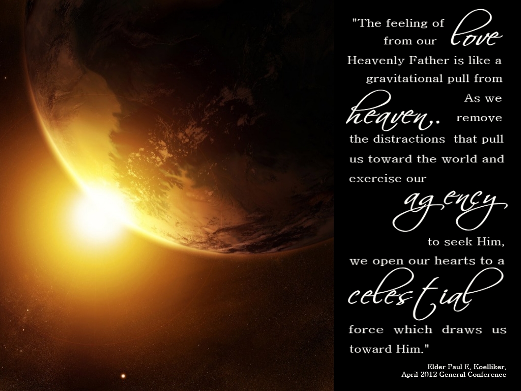 Give 'Em Heaven!: FHE 4/23: Feeling God's Love